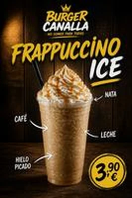 Cartel de Frappuccino Ice