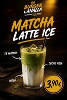 Cartel de Matcha Latte Ice